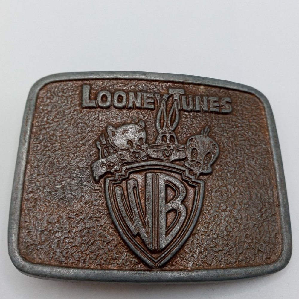 Looney Tunes Belt Buckle Warner Bros Cartoon Bugs Bunny Tweety Bird Porky Pig - Picture 4 of 10